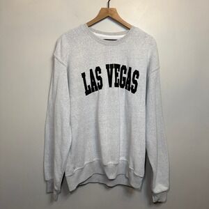 New York Popular Las Vegas Sweatshirt Graphic Crew Neck Pullover Size 2XL